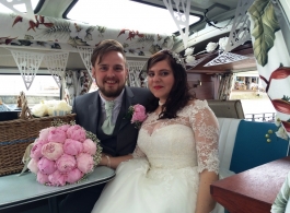 1960s Splitscreen VW Campervan wedding hire in Chepstow